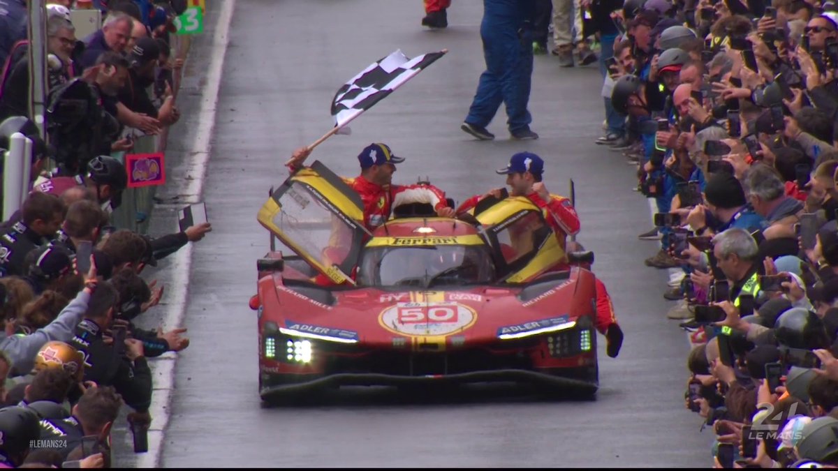 History made once again. #WEC #LeMans24 Ferrari Hypercar