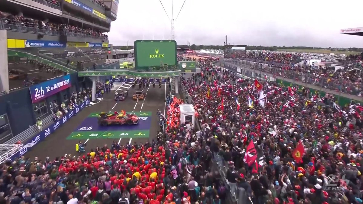 Ready to celebrate the heroes of the day. #WEC #LeMans24