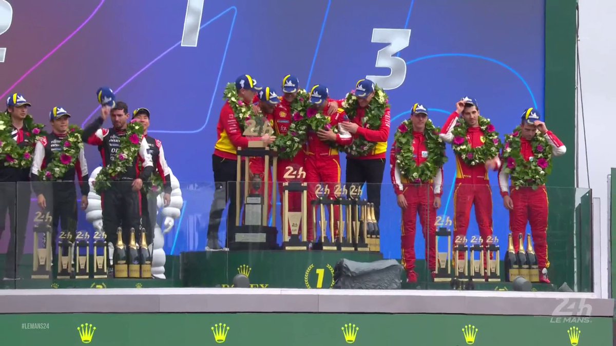 Nicklas. Antonio. Miguel. You'll be forever part of the legend now. #WEC #LeMans24