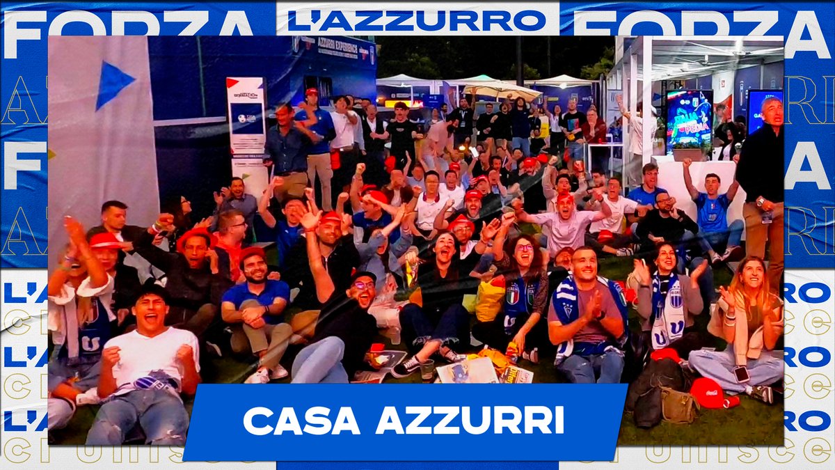🇮🇹💙🙌🏻 ℹ️ Ogni giorno fino al 14 luglio, in Piazza Duca d'Aosta a Milano, sarà possibile guardare le partite dell'Europeo e vivere la #AzzurriExperience #CasaAzzurri #Milano #Euro2024