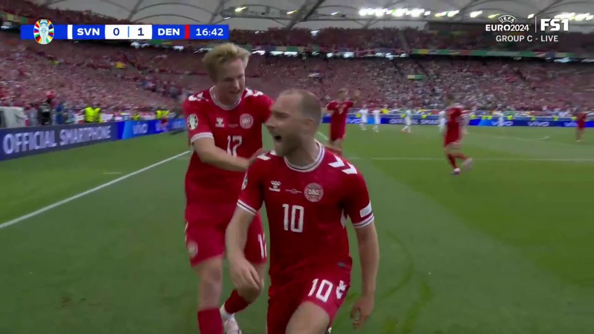 WHAT A MOMENT, UNBELIEVABLE! ❤️ Who else than Christian Eriksen!? 🇩🇰