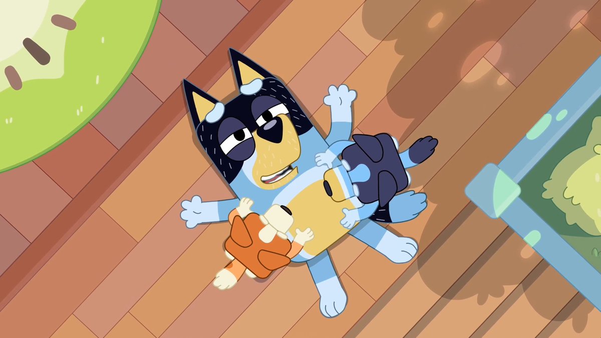 You're our hero Bandit 💙 #Bluey #FathersDay