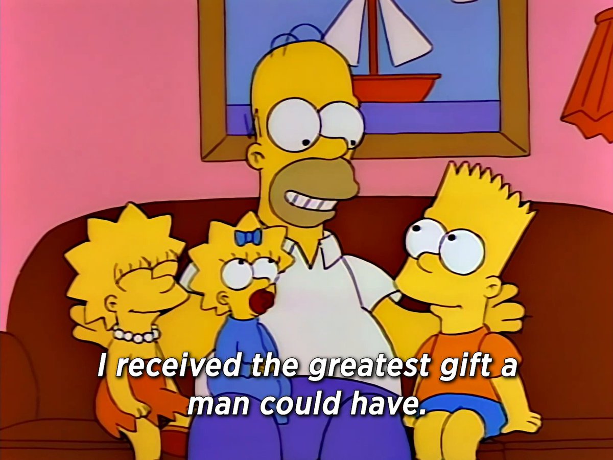 All Homer needs for #FathersDay is some quality time with the family (and no new kids).
