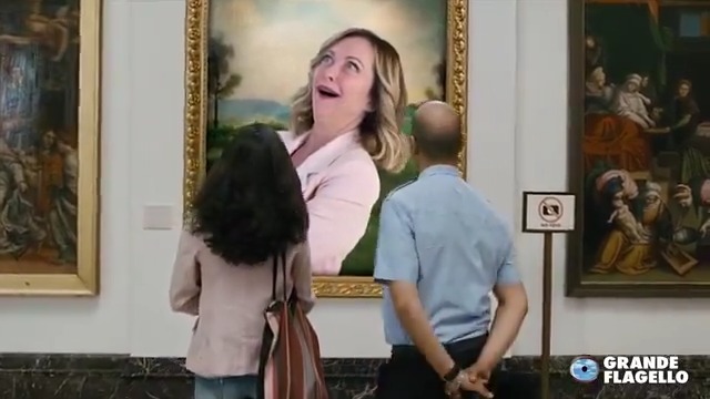 Ho aggiornato la scena di Zalone al museo con il presidente Meloni. Buona visione ✨