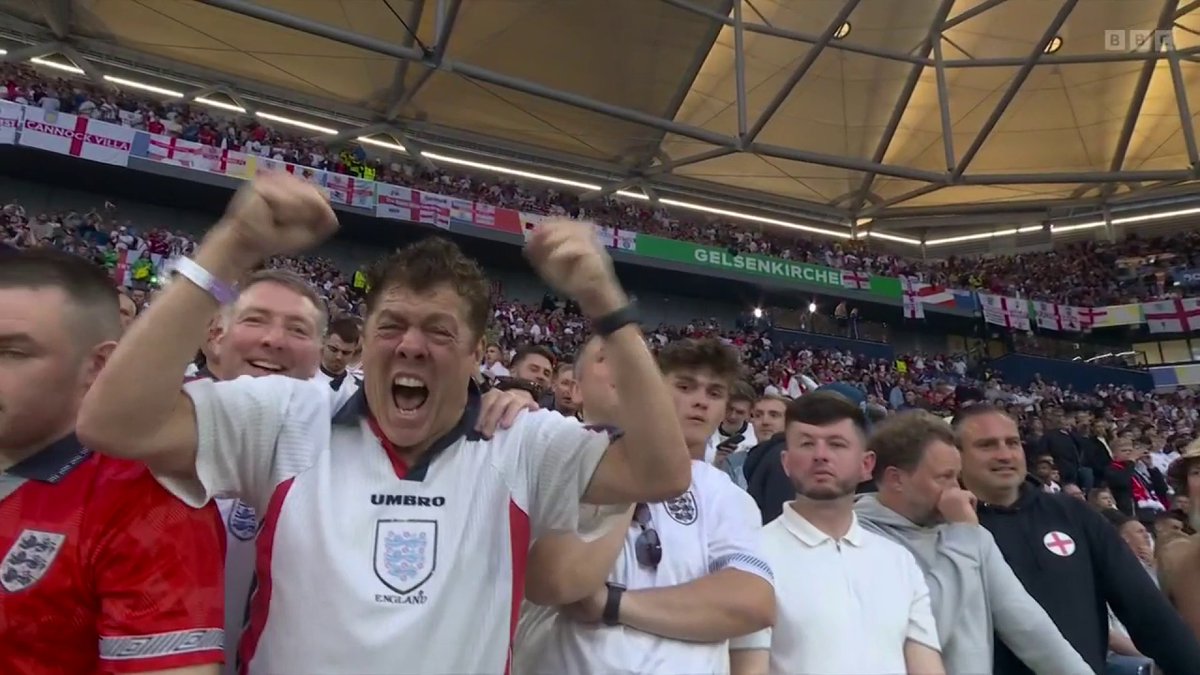 He's here! 💖 #BBCEuros #Euro2024 #SRBENG