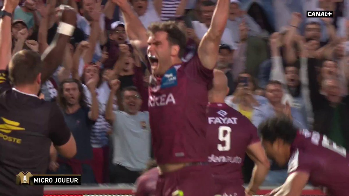 🎙️"C'est un platane frérot !" On a mis un micro sur Damian Penaud et ça régale !🤣 Union Bordeaux Bègles 🍇 #UBBR92