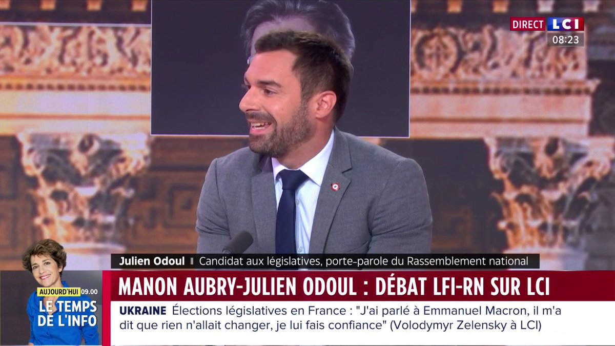 🗣️ "Kylian Mbappé est un immense joueur... Je partage son aversion contre l'extrémisme,... son rejet de la violence, qui est la marque fabrique de l'extrême gauche et de ce nouveau Front Populaire. Je considère que son message ne s'adresse pas au RN", réagit Julien ODOUL