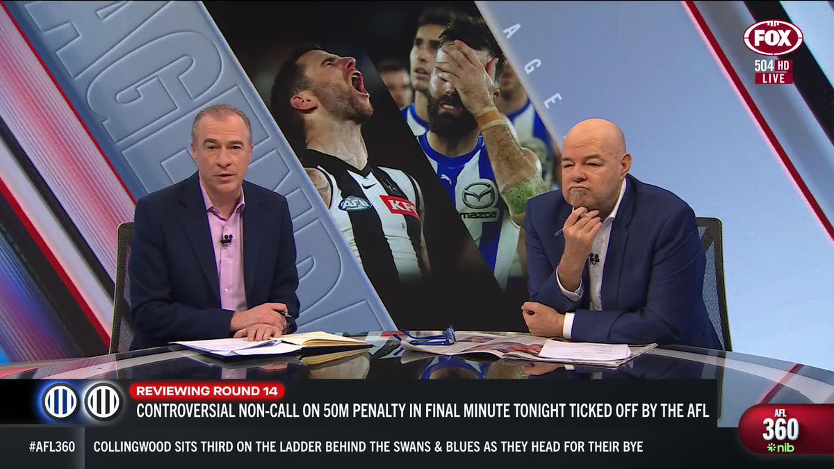 "That is an instantly recognisable and automatic 50 metre penalty." 📺 Watch #AFL360 on Ch. 504 or stream via Kayo Sports: