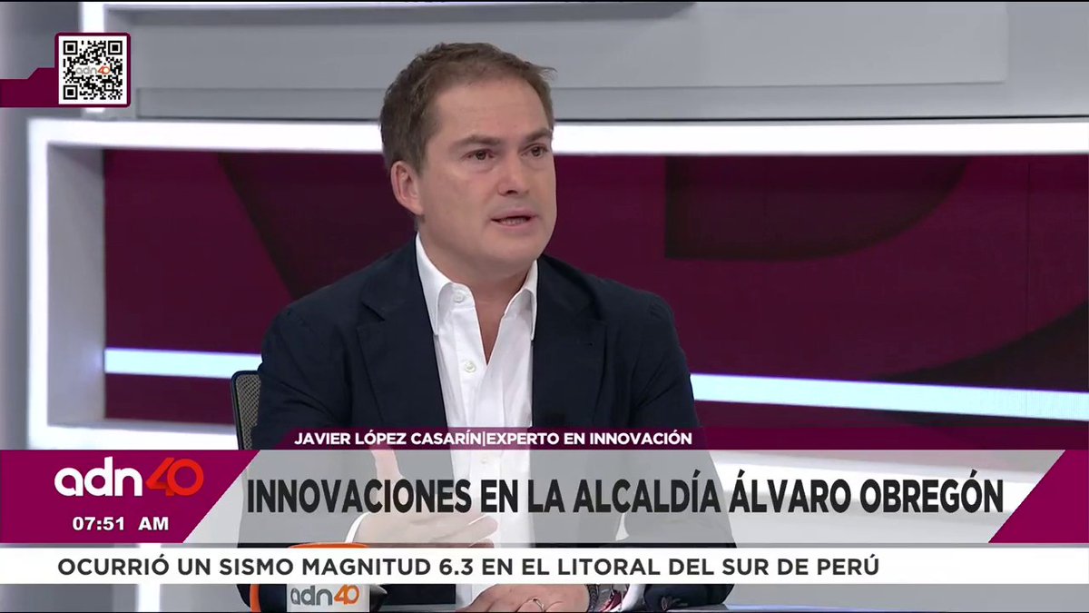 🗣️ Javier López Casarín (Javier López Casarín 💥🚀), Alcalde Electo de Álvaro Obregón (Alcaldía Álvaro Obregón), presenta sus propuestas de innovación para la alcaldía No te pierdas a Leonardo Curzio en #AsíAmanece ⛅ |