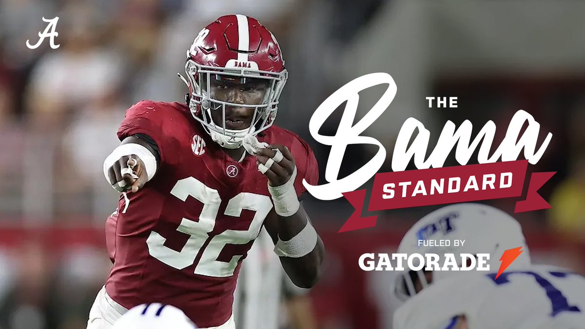 “When you think about the Bama Standard, you just think about winning.” Deontae Lawson details his journey in a new episode of The Bama Standard coming Wednesday. #RollTide | Gatorade