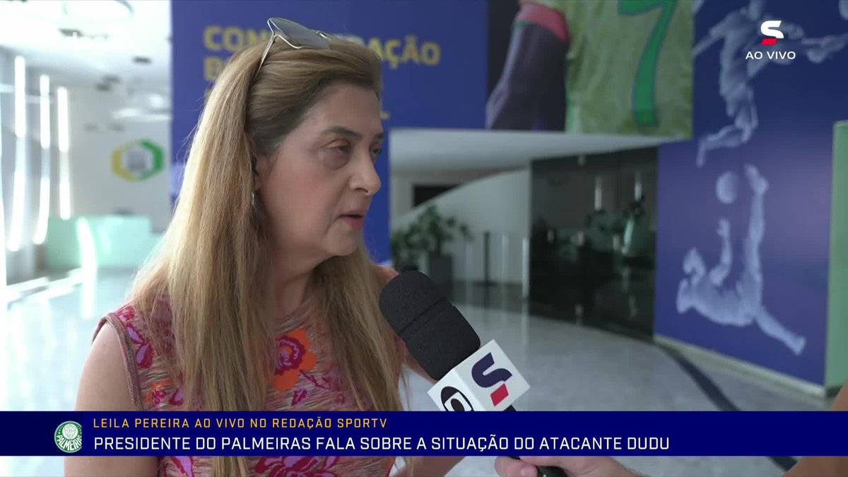 Presidente do Palmeiras, Leila diz que Dudu procurou o Cruzeiro e espera que atleta honre acordo de venda: "Ele tem um compromisso iniciado por ele" Confira ➡️