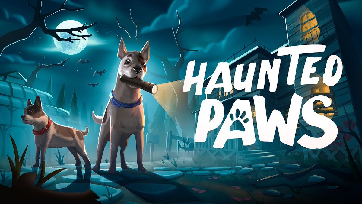 Voici Haunted Paws, un jeu d'horreur coopératif avec des chiots ! L'objectif, sauver votre humain dans un manoir hanté. Un titre coop défini comme cozy et convivial !