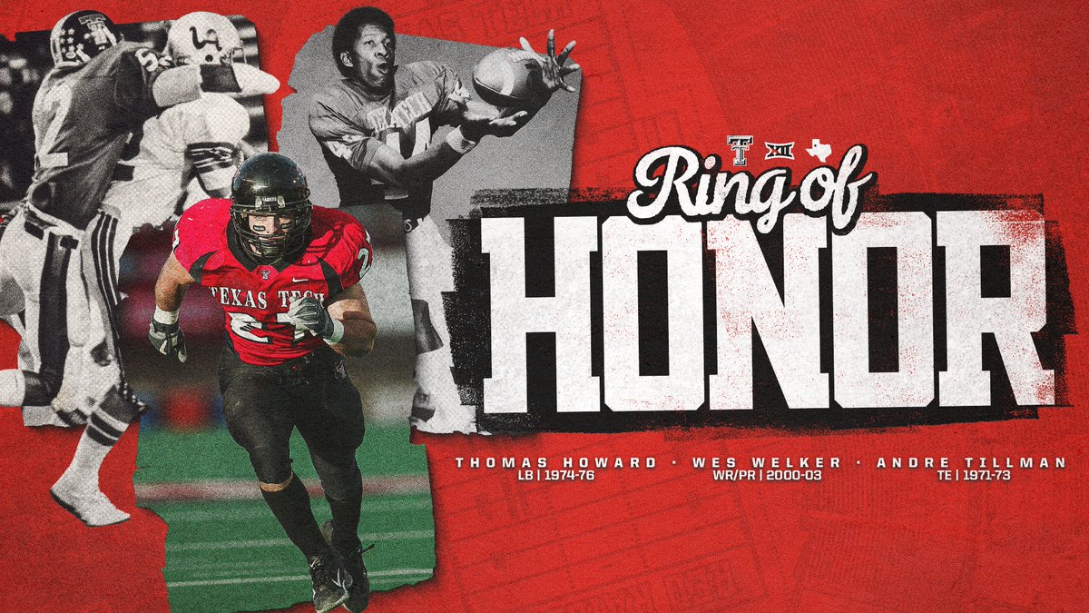The highest honor we can bestow upon any former player. Proud to announce our three newest additions to the Ring of Honor‼️ #WreckEm