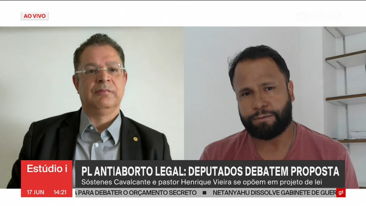 "Não é uma posição só da esquerda. O debate aqui, na minha opinião, é democracia versus barbárie", diz o deputado Henrique Vieira, do PSOL-RJ. ➡ Assista ao Estúdio i com Andréia Sadi: #Estúdioi #GloboNews