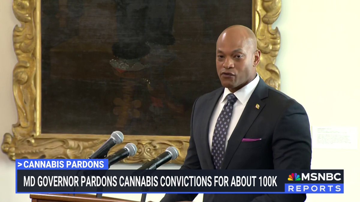 WATCH: Maryland governor pardons more than 100,000 cannabis convictions.