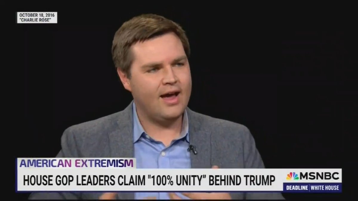 MSNBC plays montage of Republicans who are now endorsing Trump calling him a “sniveling coward,” “con artist,” “never liked him,” “put our lives at risk,” and more