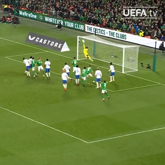 🇫🇷| France starting their Euro 2024 campaign tonight Makes you remember this ridiculous save by Mike Maignan in qualifying vs Ireland