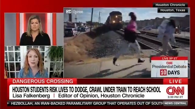 Middle school is tough enough without having to dodge moving trains to get to school, like students at McReynolds Middle School in Houston who cross a busy Union Pacific rail yard to get to class. They’re asking the company for a footbridge. So far, no dice. Hear why: