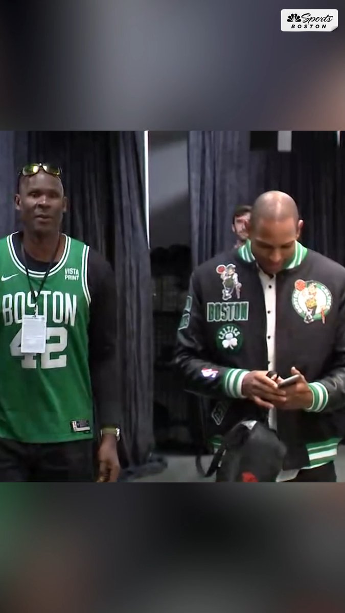 The Horford's are in the building and now we 100% need Al's jacket 🔥