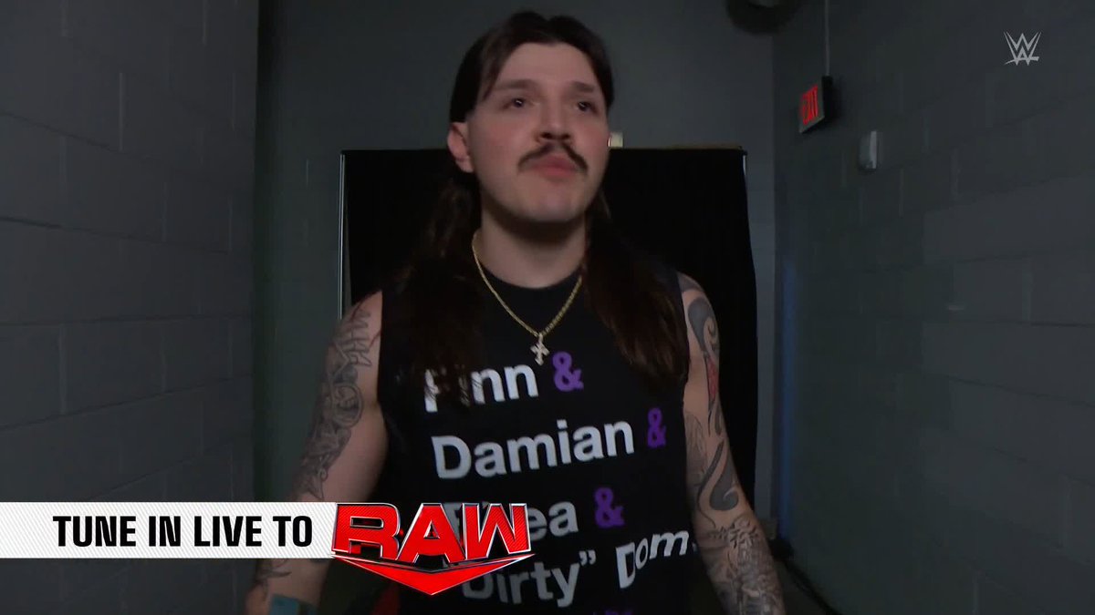 SEEN MY VEST? SEEN MY VEST? Dominik is looking for his vest and found LIV Morgan! #WWERaw