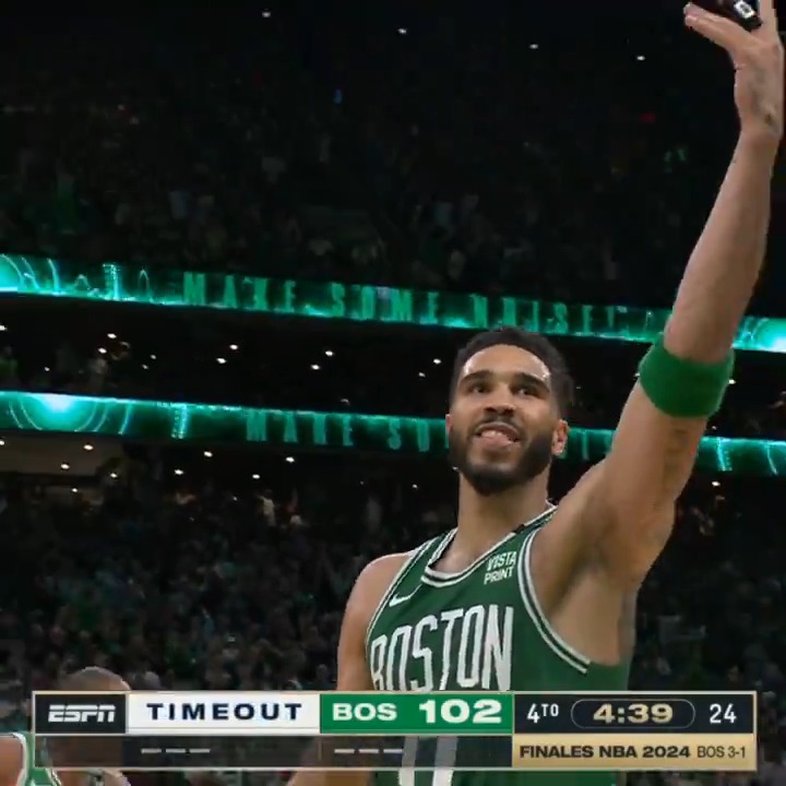 El dueño del Juego 5 ☘️ JAYSON TATUM #NBAFinals | #NBAxESPN