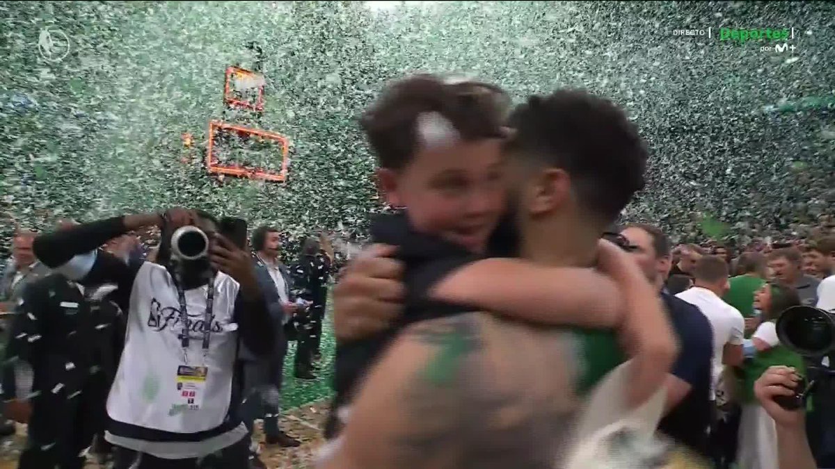 La emoción de TATUM con DEUCE 🥹 #NBAFinals