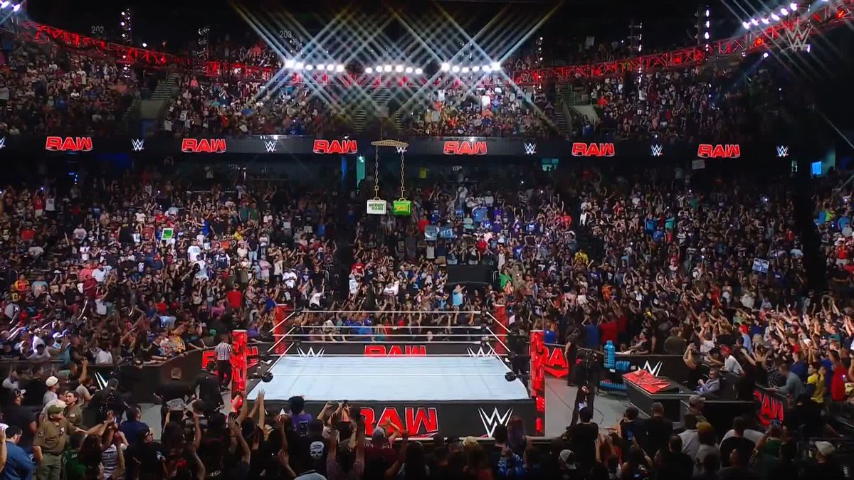 "WE'RE HERE." UNCLE HOWDY just arrived on #WWERaw in a shocking, spectacular moment.
