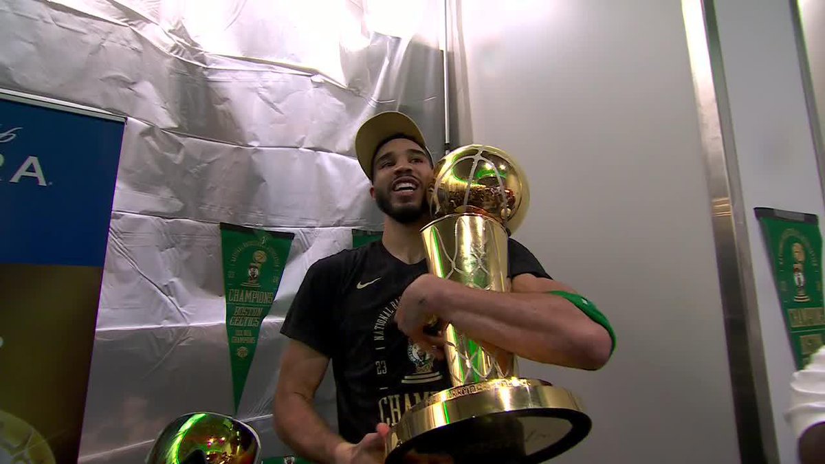 "They can't tell you nothing no more, you a champ!" Horford to Tatum 🤝