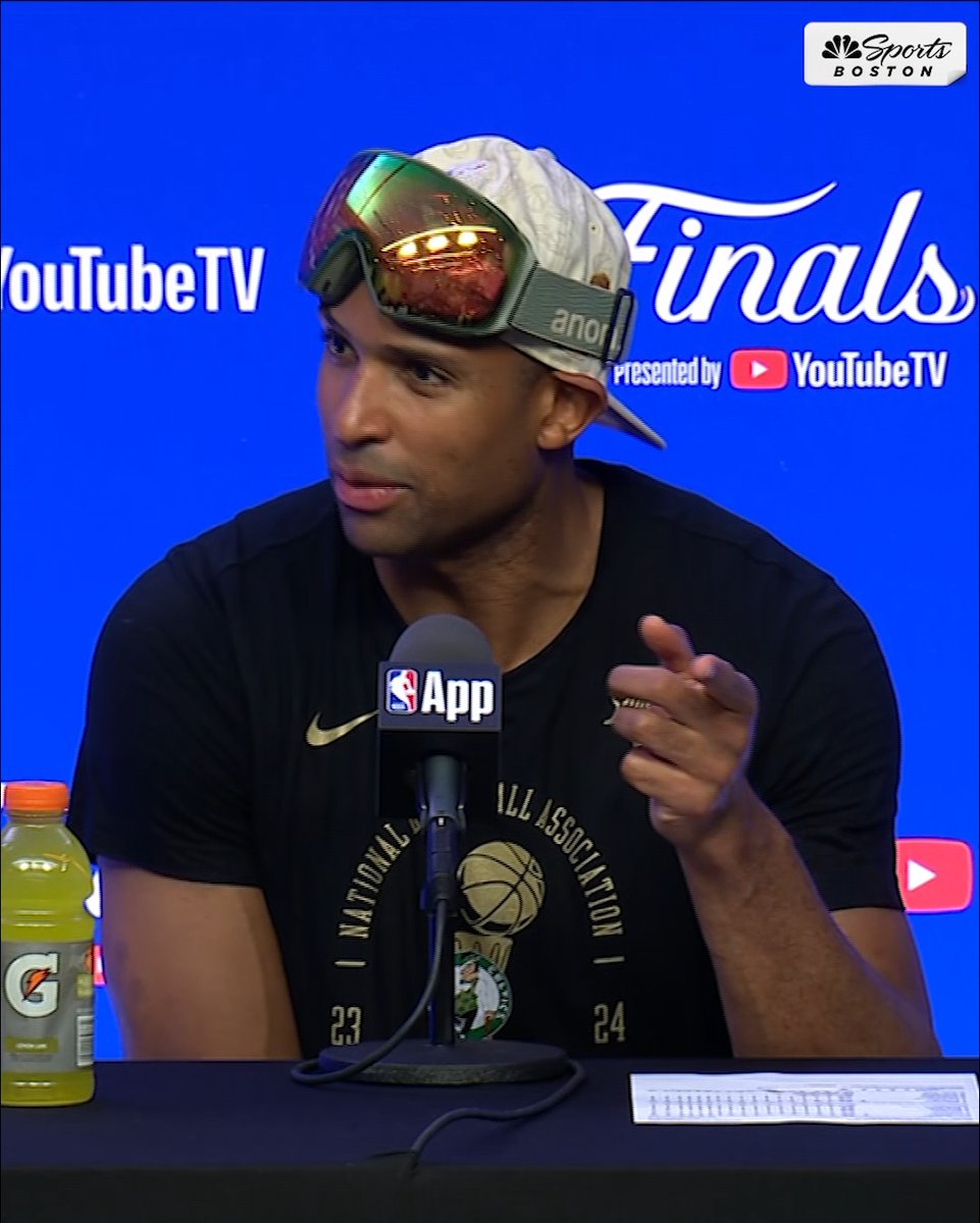 "He said, 'you can win championships in many places, but there's nothing like winning in Boston.'" Al Horford remembers what Danny Ainge told him 8 years ago in free agency