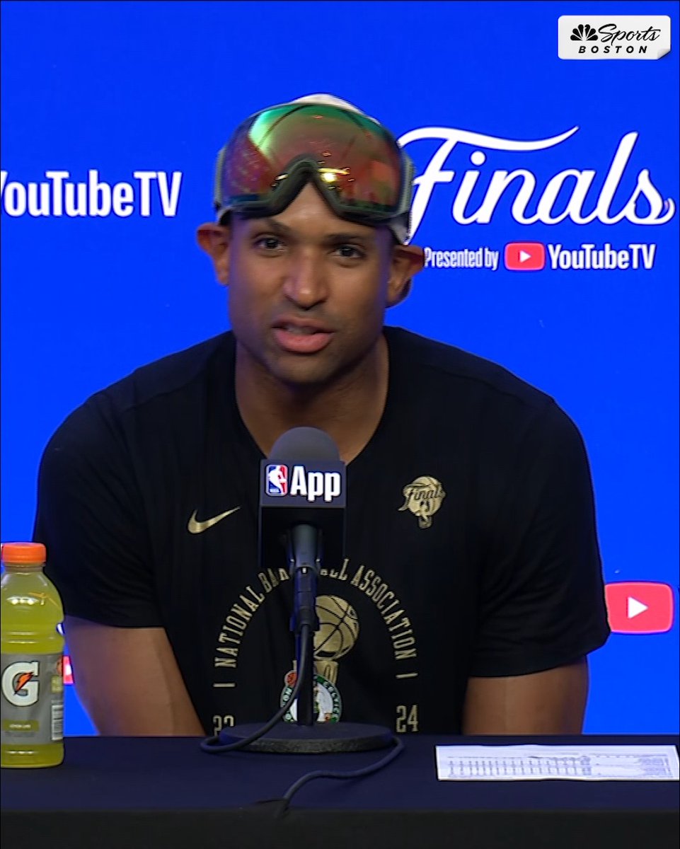 "That was beautiful." Al Horford has high praise for Payton Pritchard hitting another buzzer-beater, and his ability to stay ready all season long