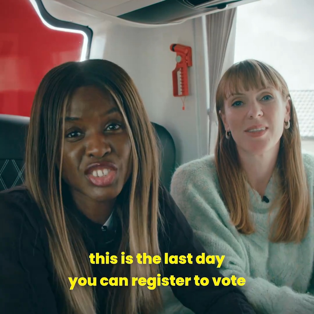 Today is the last day to register to vote... If you want change, you have to vote for it. 🗳️ Don't lose your voice. ⬇️