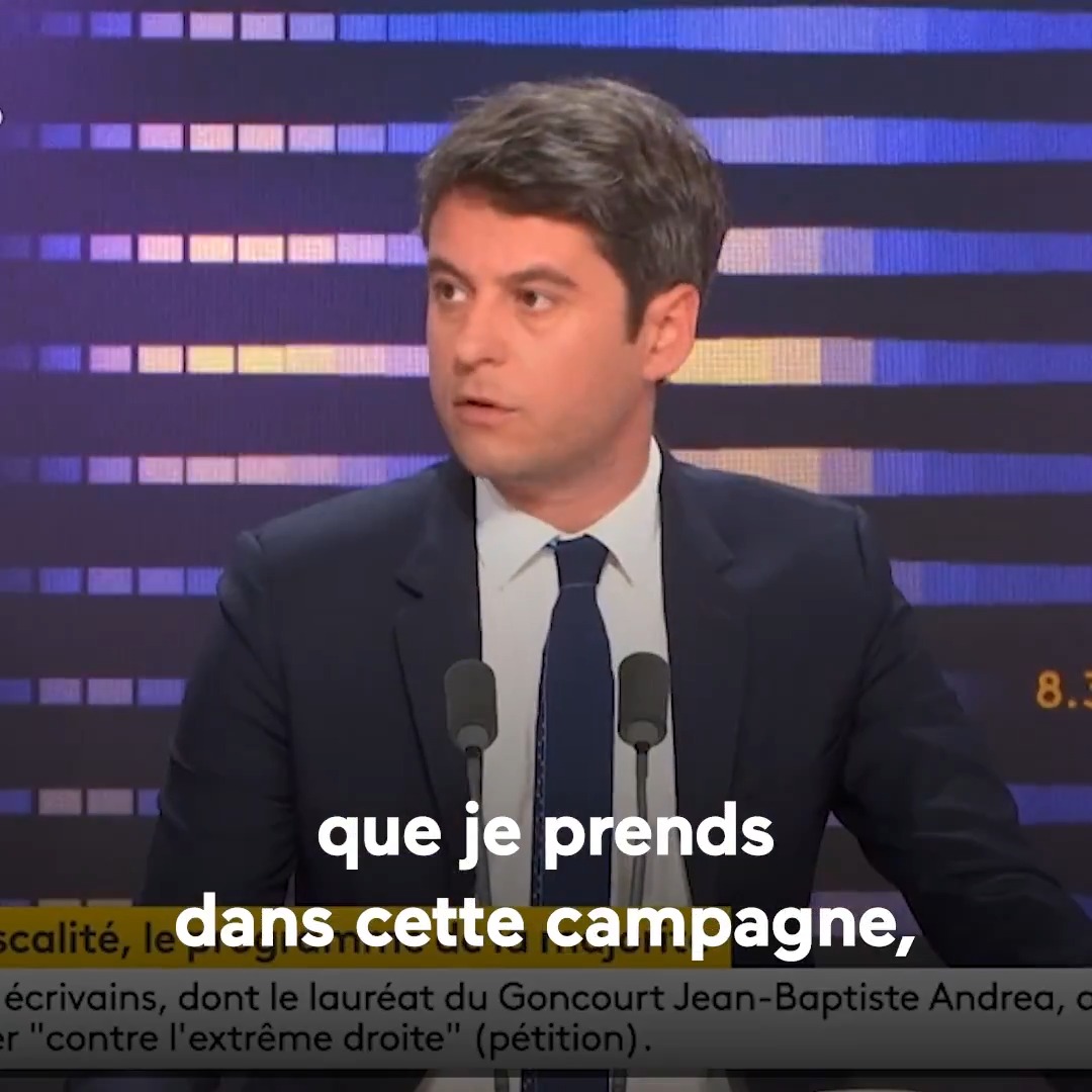 Je prends un engagement et il sera inscrit dans la loi de finances : nous n'augmenterons pas les impôts des Français. Ni demain, ni dans trois mois, ni dans trois ans.