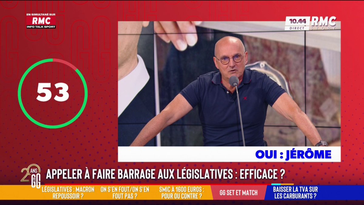 🚧 DrJérômeMarty : "Oui il faut faire barrage ! On doit rappeler qu'une élection, c'est un collectif et c'est normal que les sportifs appellent à voter contre les extrêmes !» #GGRMC