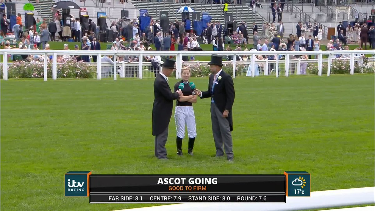 "It's beautiful ground. It walks like Good to Firm...we'll soon find out" Hayley Turner joined Rishi Persad Luke harvey on the 'hallowed turf' of Ascot Racecourse #ITVRacing | #RoyalAscot