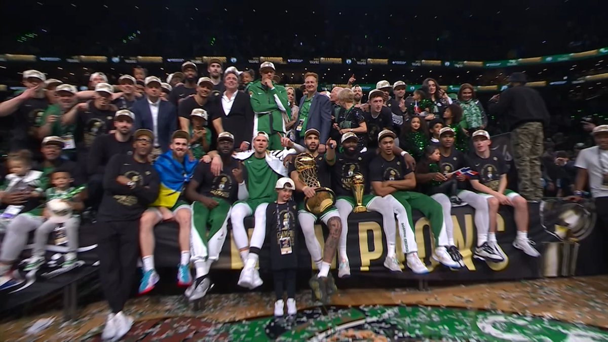 Good Morning to the 2024 NBA Champion Boston Celtics, and thank you Mike Gorman. They went out and won that thing ☘️ 🏆