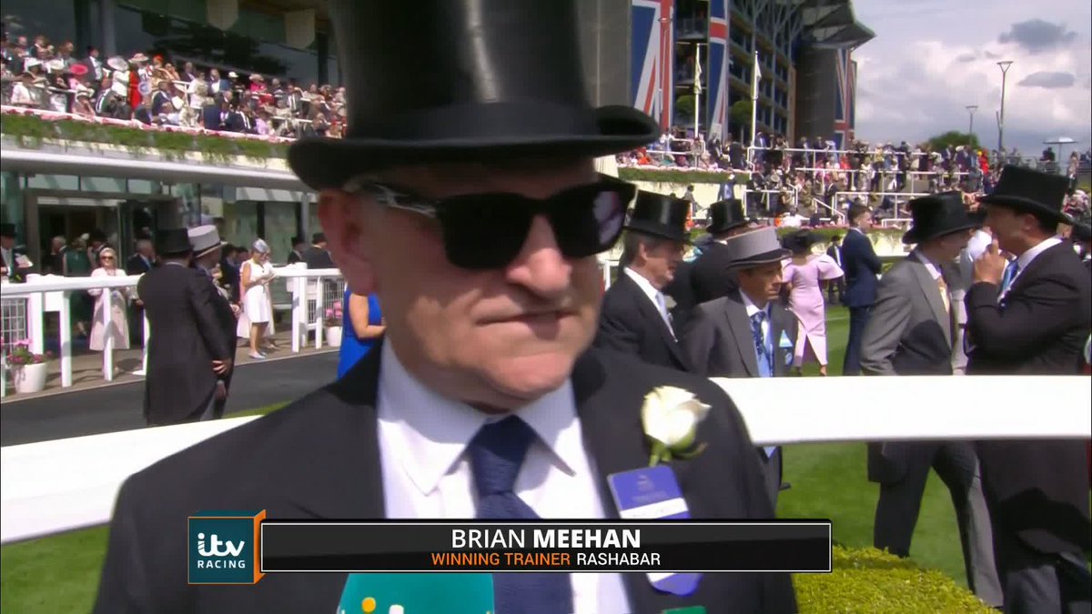 "I was pretty much in tears behind my sunglasses" Another Royal Ascot winner in the famous Sangster colours is a poignant one for Sam Sangster #ITVRacing | #RoyalAscot | Brian Meehan Limited
