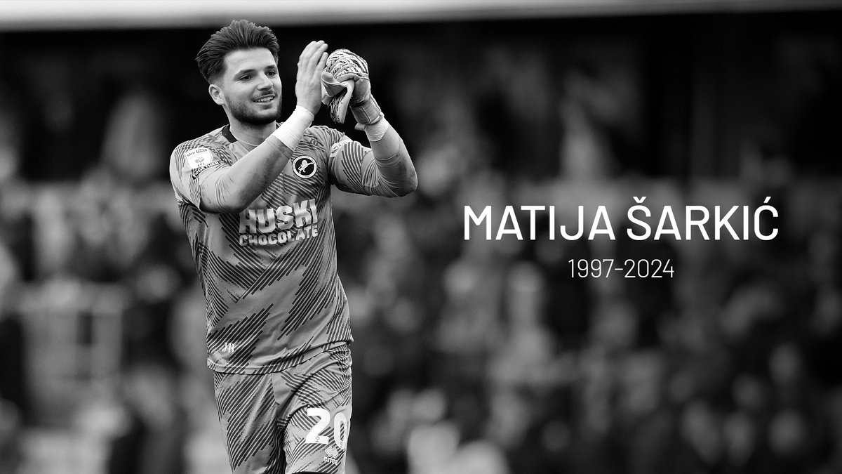 💙 In loving memory of Matija Sarkic. #Millwall
