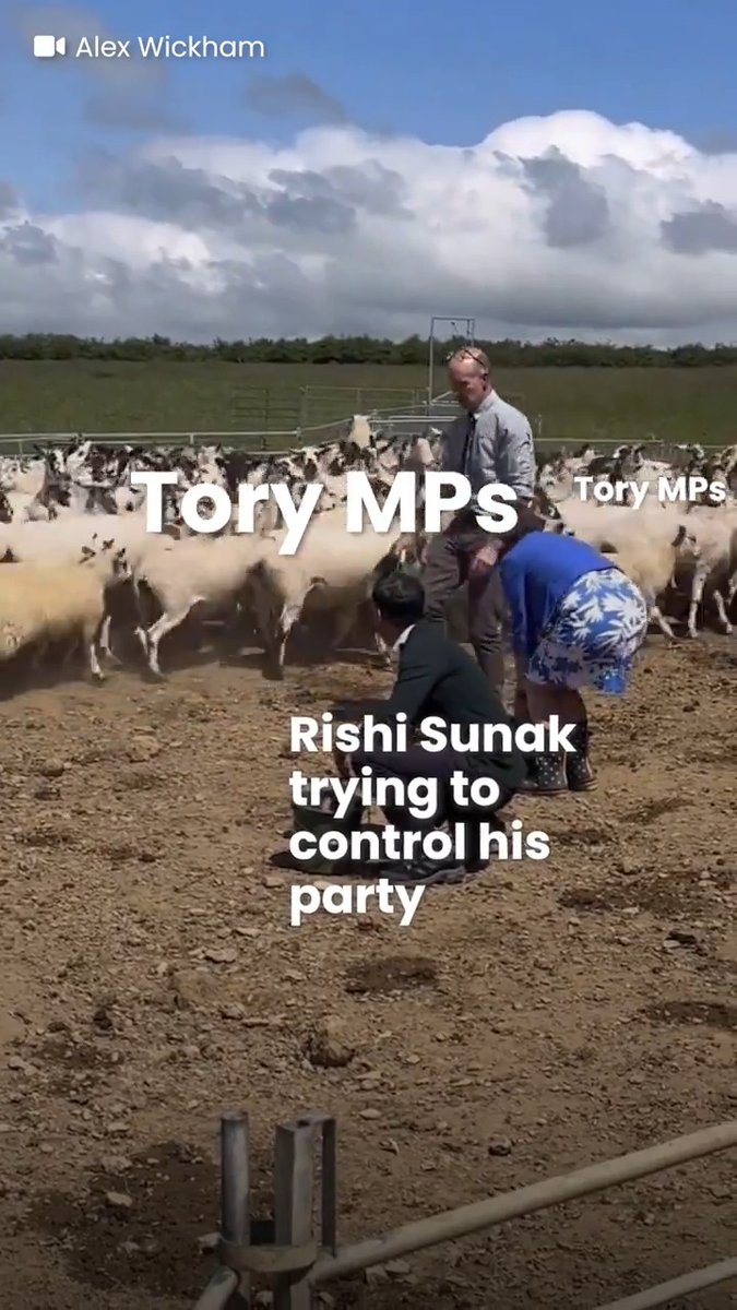 Rishi Sunak can’t stop the Tory chaos. Ewe can vote for change on Thursday 4 July.