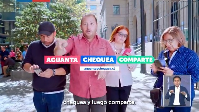 ¡No te quedes sólo con el titular! 📲 #AguantaChequea y luego comparte. Enfrentar la desinformación es tarea de todas y todos para cuidar nuestra democracia. 🔗 Conoce más en