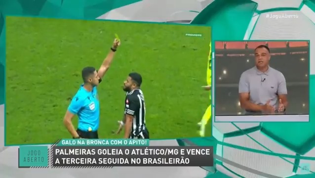 O Hulk precisa tirar um pouco o pé na reclamação, focar mais no futebol, pois é um grande jogador e fundamental pro Galo