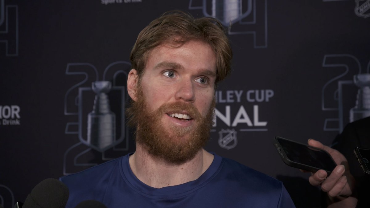 "You need everybody, you need everybody to be playing." McDavid on the importance of the #Oilers depth heading into Game 5. Enterprise | #LetsGoOilers