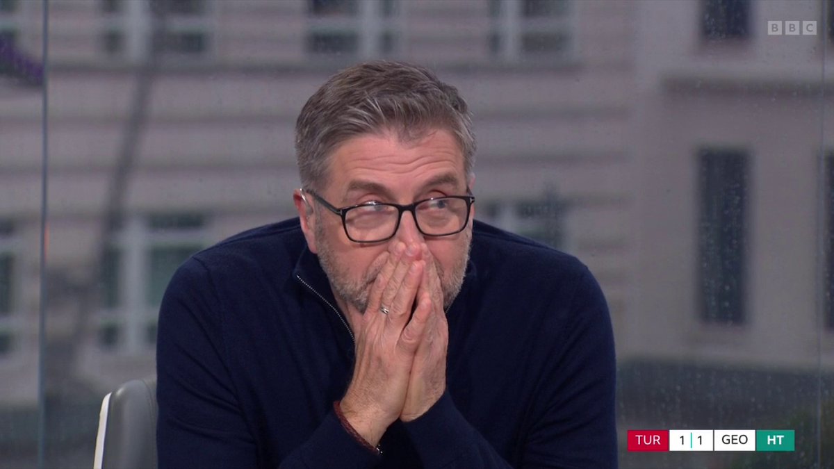 Chappers' face tells you everything you need to know! 😅 #BBCEuros #Euro2024 #TURGEO
