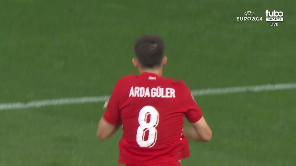 WOW. WHAT A GOAL FOR TURKEY TO TAKE THE LEAD! 🇹🇷 Phenomenal from Arda Güler 🚀