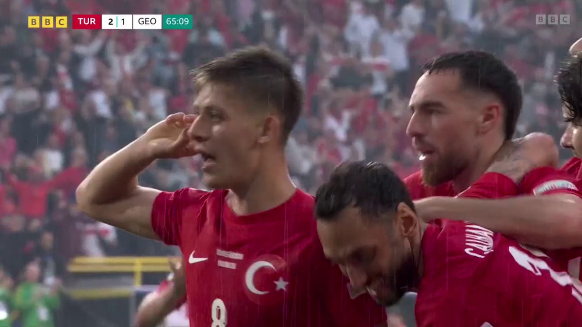 WOW! WOW! WOW! What a goal for the "Turkish Messi" 🇹🇷 #BBCEuros #Euro2024 #TURGEO