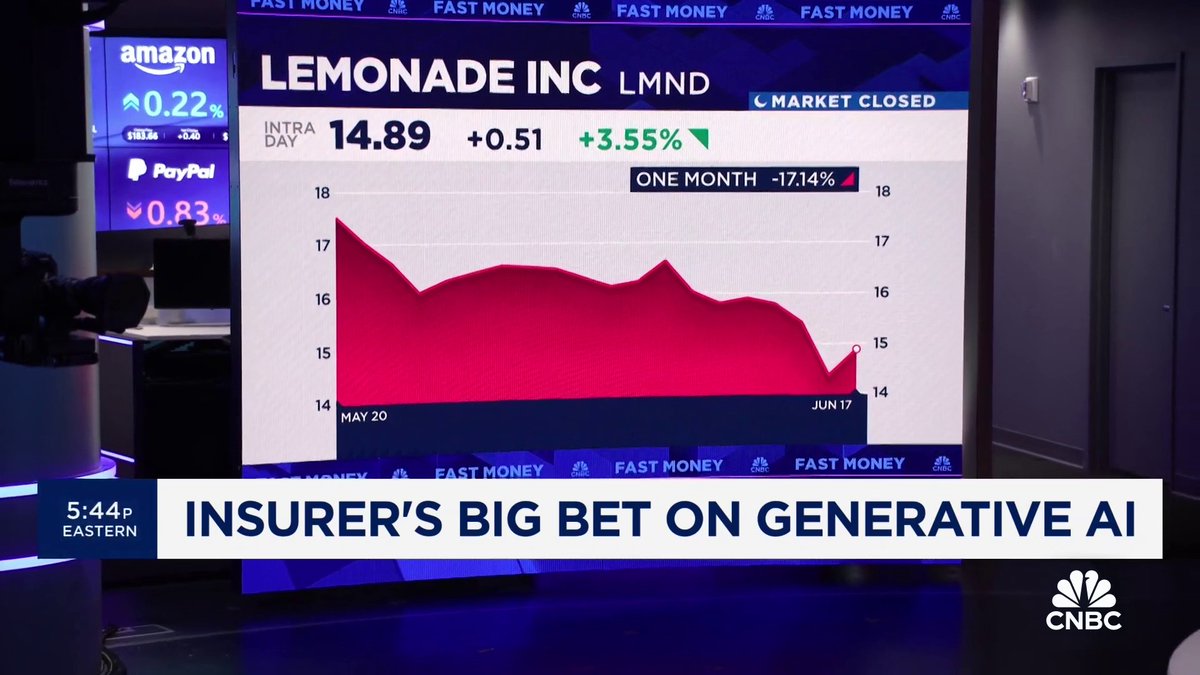 Low-cost insurer Lemonade is known for equipping generative AI to measure risk. Lemonade CEO Daniel Schreiber joins Fast to explain the edge the technology gives the company and more. $LMND