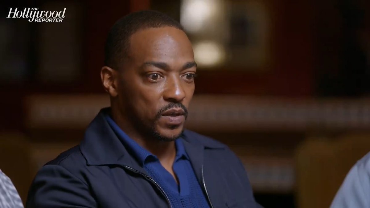 "If I tell you no, respect it" - Anthony Mackie and Theo James discuss fans assuming actors owe them selfies during the Comedy Actor #THRRoundtable