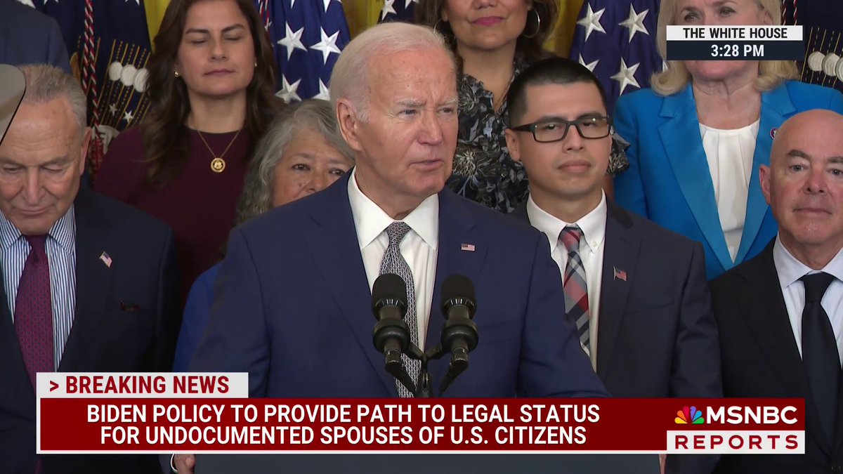 "We're a much stronger nation because of dreamers." WATCH: President Biden marks 12th anniversary of DACA and unveils new executive actions on immigration.