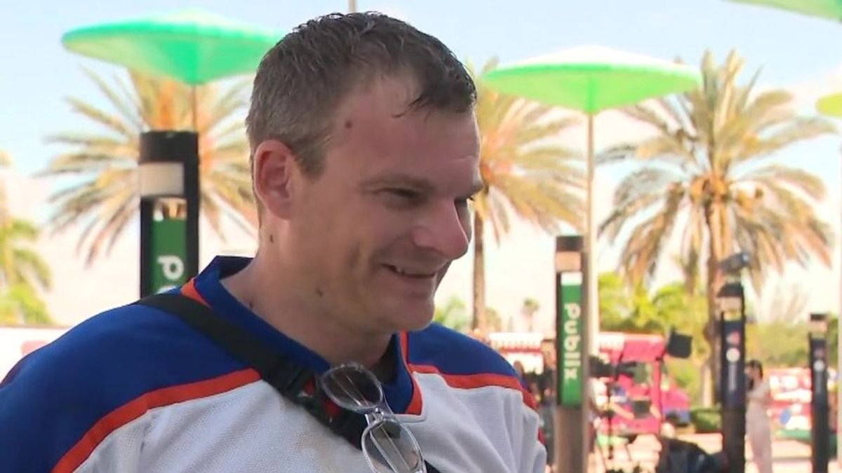 Germany's Christian Huegl is travelling between #yeg and Florida to support the team in the Stanley Cup finals. He's been loyal to the Oil since the 1990s and after the team's 2006 loss, vowed if Edmonton ever made it back to the finals — he'd be there. #LetsGoOilers
