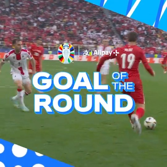 4 brilliant goals! Tap below to vote for your favourite? 🗳️👇 🇹🇷 Mert Müldür vs Georgia 🇷🇴 Nicolae Stanciu vs Ukraine 🇮🇹 Nicolò Barella vs Albania 🇹🇷 Arda Güler vs Georgia Alipay+ | #EUROGOTT