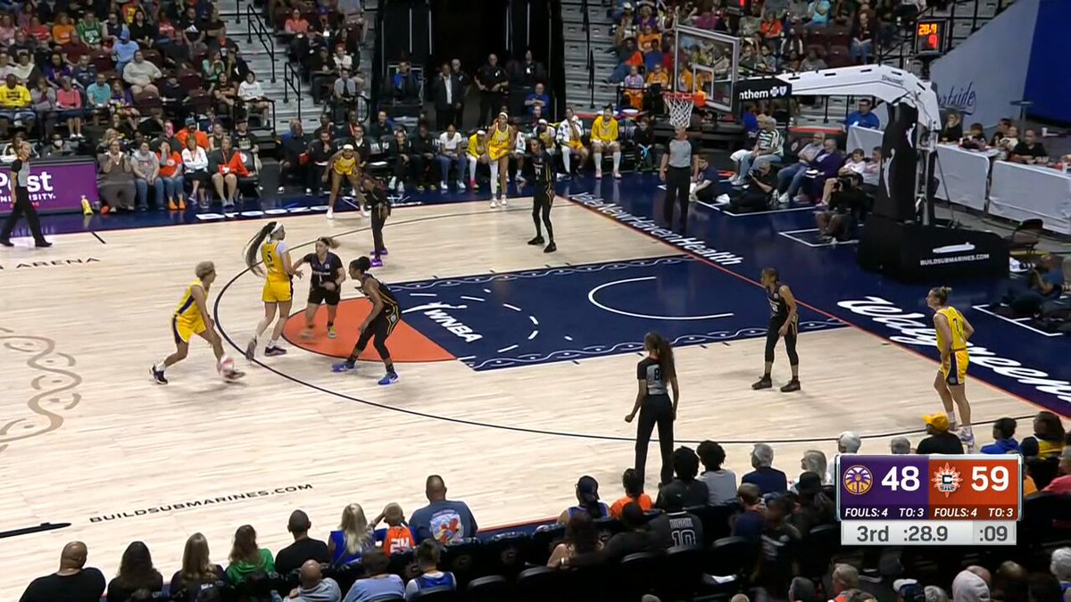 Make that a 10-0 run for the Connecticut Sun to close out the 3Q 😮‍💨 📺 League Pass